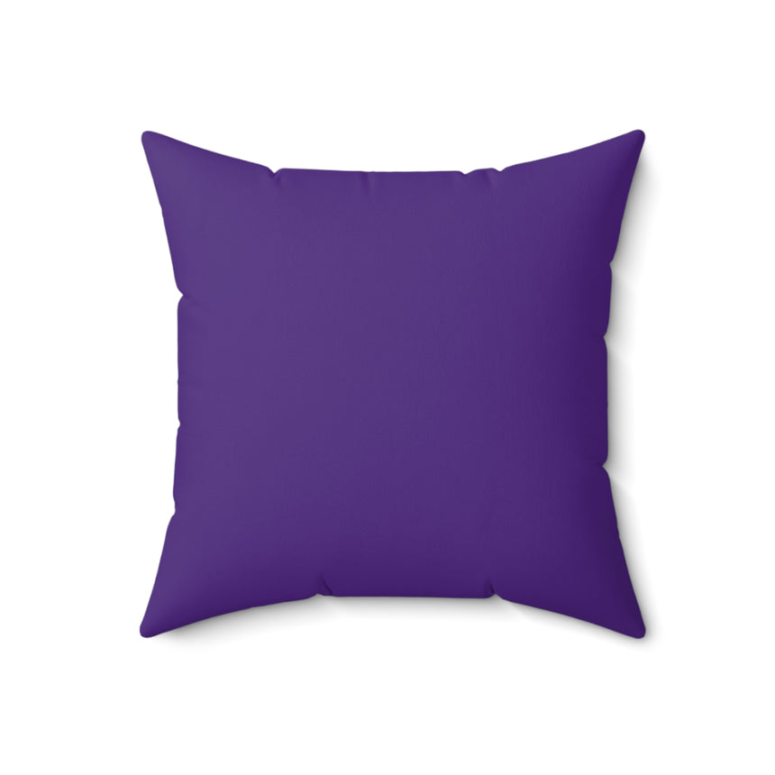 Faux Suede Pillow - Violet Energy