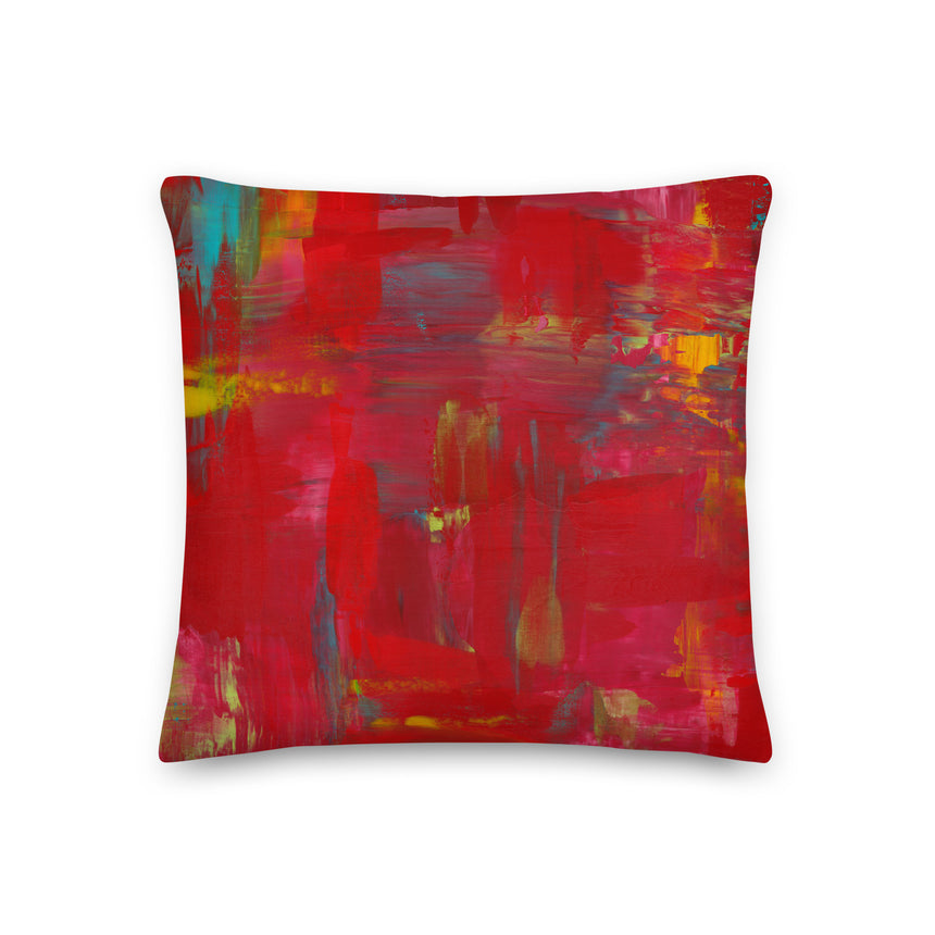 Premium Pillow - Ravishing in Red