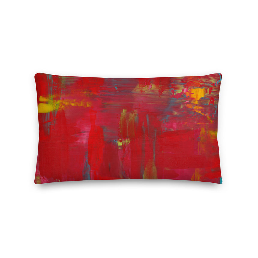 Premium Pillow - Ravishing in Red
