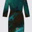 3/4 Sleeve Dress - Under the Wave