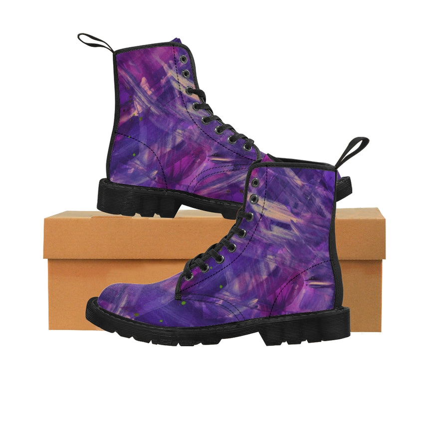 Women's Art Boots - Violet Energy